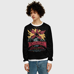 Свитшот мужской Stranger Things Demogorgon, цвет: 3D-белый — фото 2