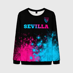 Свитшот мужской Sevilla Neon Gradient, цвет: 3D-черный