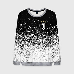 Свитшот мужской Juventus fc брызги краски, цвет: 3D-меланж