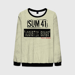 Свитшот мужской Sum 41 - The Acoustics Full Album, цвет: 3D-черный