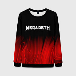 Мужской свитшот Megadeth Red Plasma