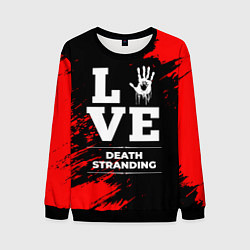 Свитшот мужской Death Stranding Love Классика, цвет: 3D-черный