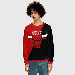 Свитшот мужской Chicago Bulls NBA, цвет: 3D-красный — фото 2