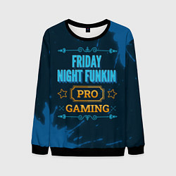 Свитшот мужской Игра Friday Night Funkin: PRO Gaming, цвет: 3D-черный