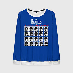 Свитшот мужской The Beatles - A Hard Days Night, цвет: 3D-белый