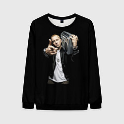 Свитшот мужской Eminem rap hip hop, цвет: 3D-черный