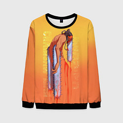 Свитшот мужской Уставший Дэндзи, цвет: 3D-черный