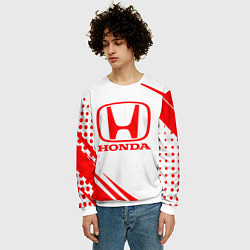 Свитшот мужской Honda - sport, цвет: 3D-белый — фото 2