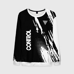 Свитшот мужской Control Logo, цвет: 3D-белый