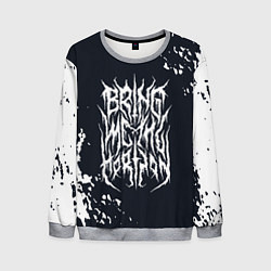 Свитшот мужской Bring Me the Horizon краска, цвет: 3D-меланж