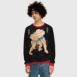 Свитшот мужской Сумо, цвет: 3D-красный — фото 2