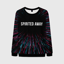 Свитшот мужской Spirited Away infinity, цвет: 3D-черный