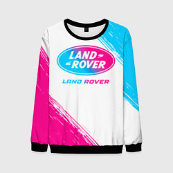 Свитшот мужской Land Rover neon gradient style, цвет: 3D-черный