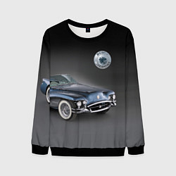 Свитшот мужской Buick Wildcat - cabriolet, цвет: 3D-черный