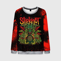 Свитшот мужской Slipknot satan, цвет: 3D-меланж