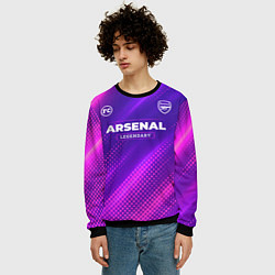 Свитшот мужской Arsenal legendary sport grunge, цвет: 3D-черный — фото 2