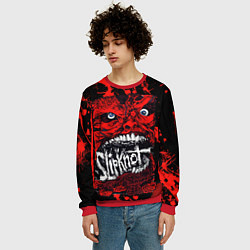Свитшот мужской Slipknot red blood, цвет: 3D-красный — фото 2