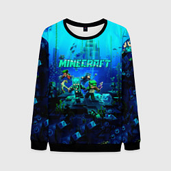 Мужской свитшот Minecraft water