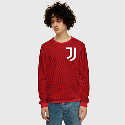 Свитшот мужской Juventus отпечатки, цвет: 3D-красный — фото 2