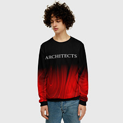 Свитшот мужской Architects red plasma, цвет: 3D-черный — фото 2