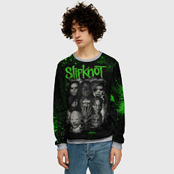 Свитшот мужской Slipknot, цвет: 3D-меланж — фото 2