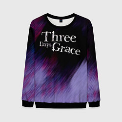 Свитшот мужской Three Days Grace lilac, цвет: 3D-черный