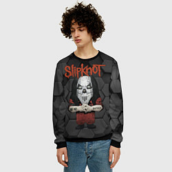 Свитшот мужской Slipknot seven art, цвет: 3D-черный — фото 2
