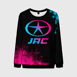 Свитшот мужской JAC - neon gradient, цвет: 3D-черный