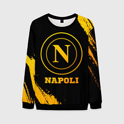 Свитшот мужской Napoli - gold gradient, цвет: 3D-черный