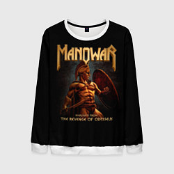 Свитшот мужской Manowar rock, цвет: 3D-белый
