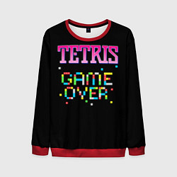 Свитшот мужской Tetris - Game Over, цвет: 3D-красный