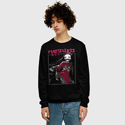 Свитшот мужской Персонаж Незуко Камадо, цвет: 3D-черный — фото 2