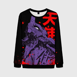 Свитшот мужской Евангелион - eva berserk, цвет: 3D-черный