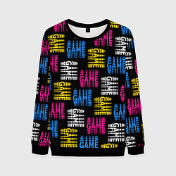 Свитшот мужской Вся жизнь только игра, цвет: 3D-черный