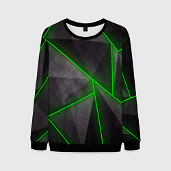 Мужской свитшот Stripes Abstract green