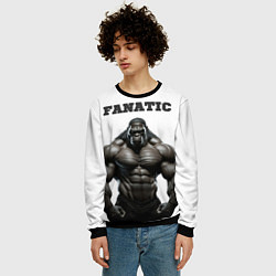 Свитшот мужской Фанатик, цвет: 3D-черный — фото 2
