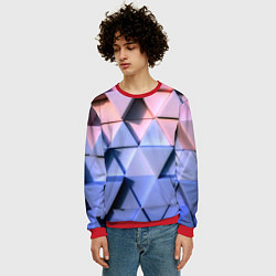 Свитшот мужской Triangle gradient, цвет: 3D-красный — фото 2
