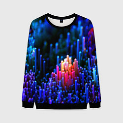 Свитшот мужской Шейпы синие, цвет: 3D-черный