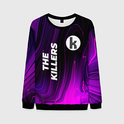 Свитшот мужской The Killers violet plasma, цвет: 3D-черный
