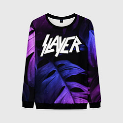 Мужской свитшот Slayer neon monstera