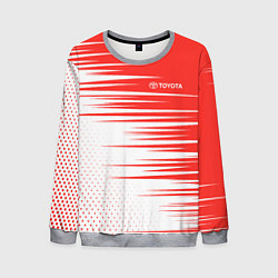 Свитшот мужской Toyota sign, цвет: 3D-меланж