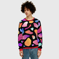 Свитшот мужской Fashionable colorful pattern, цвет: 3D-красный — фото 2