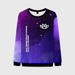 Свитшот мужской Five Finger Death Punch просто космос, цвет: 3D-черный