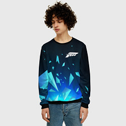 Свитшот мужской Forza Horizon взрыв частиц, цвет: 3D-черный — фото 2