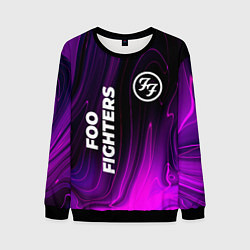 Мужской свитшот Foo Fighters violet plasma