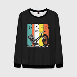 Свитшот мужской Bmx extreme, цвет: 3D-черный