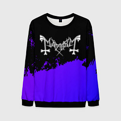 Мужской свитшот Mayhem purple grunge