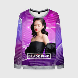 Свитшот мужской BlackPink Jennie, цвет: 3D-меланж