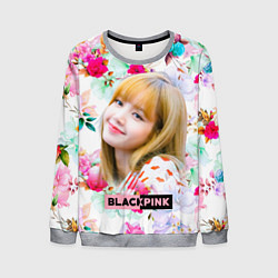 Свитшот мужской Blackpink Lisa, цвет: 3D-меланж