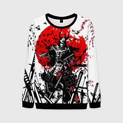 Свитшот мужской Bushido warrior, цвет: 3D-черный
